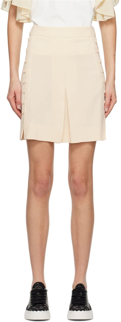 see by chloe mini skirt|chloe shorts sale.